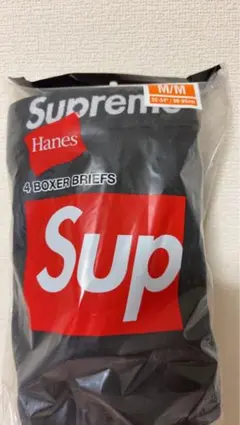 Supreme Hanes 4 Boxer Briefs Black Mのサムネイル