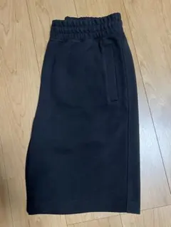 ユニクロC スウェットワイドショーツ　ブラック　M