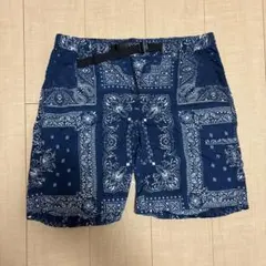 THE NORTH FACE バンダナ柄 ショートパンツ ネイビー
