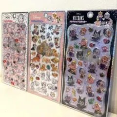 【正規品】新品　プチドロップステッカー　シール3点セット　ディズニー
