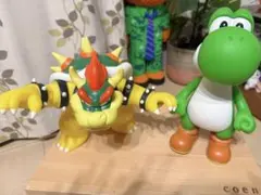 スーパーマリオ　クッパ　ヨッシー　ビックアクションフィギュア高さは約 25㎝