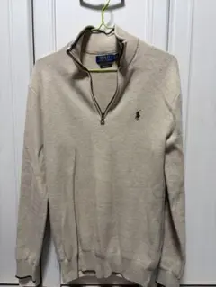 POLO RALPH LAUREN ジップアップセーター　ハーフジップ
