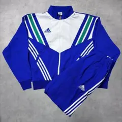 ⁠【デサント製✨】90s アディダス エキップメント ジャージ セットアップ Lのサムネイル