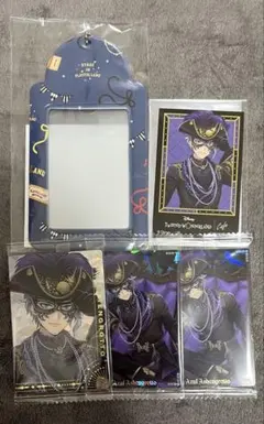 ツイステ　カードケース　特典　ウエハース　アズール