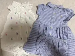 ラルフローレン　2枚セットです。60センチ70センチ　女の子