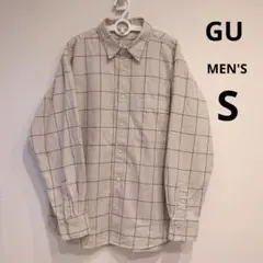 GU フランネルシャツ S メンズ