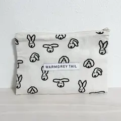 【新品未使用】warmgrey tail ポーチ Mサイズ