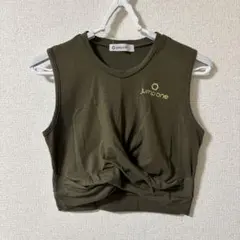 jump one クロップドノースリーブTシャツ36