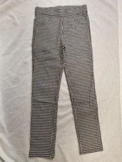 チェック柄スリムフィットパンツ