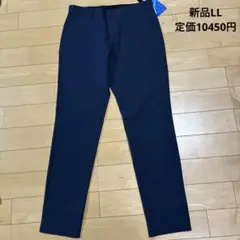 新品　セカンドスタイル　メンズ　ストレッチパンツ　スラックス　LLネイビー