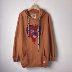 Handmade Rework スケルトン ボーン パーカー レッド - メルカリ