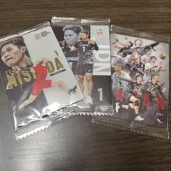 バレーボール 男子日本代表ver. ツインウエハース　西田有志 3枚セット