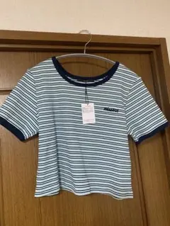 【新品未使用】　Kastane ボーダー　Tシャツ　ブルー