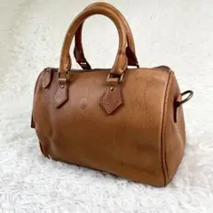 Ralph Lauren ラルフローレン レザー ミニボストン　ハンドバッグ