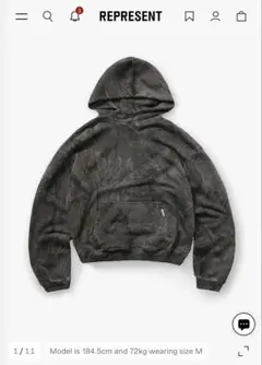 REPRESENT Initial Overdye Hoodieのサムネイル