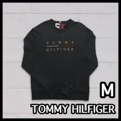 TOMMY HILFIGER ブラック トレーナー M