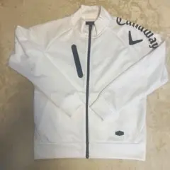 Callaway ホワイト ジップアップジャケット