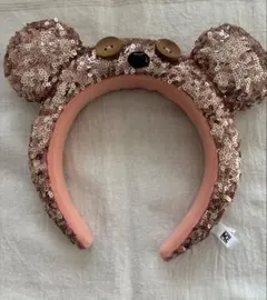 【USJ】ミニオンズ ティム スパンコールカチューシャ ピンクゴールド