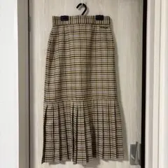 ミルクフェド　チェック柄 ロングスカートのサムネイル