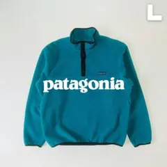Patagonia 80s シンチラスナップT USA製 L ターコイズ