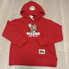 マリオ パーカー 130cm レッド