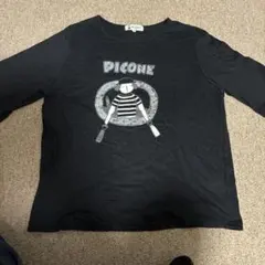 PICONE ブラック Tシャツ 38のサムネイル