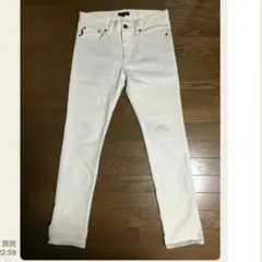 バーバリーブラックレーベル　ホワイトデニム