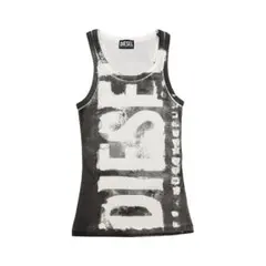 DIESEL ディーゼル タンクトップ Y2K グランジ ブラック ホワイト
