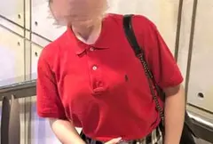 ポロ・ラルフ・ローレン レッド クロップドポロシャツ