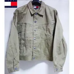 希少90.s新品トミーヒルフィガー春物ツイルＧジャン希少ビンテージモデル