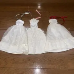 【ハンドメイド】ジェニーちゃん用着せ替え服 3点セット ホワイト