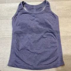 GU SPORTS ヨガウェア タンクトップ パープル M