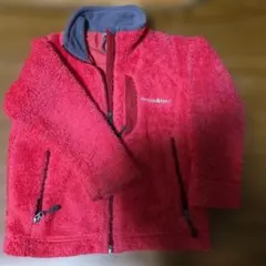 mont-bell フリースジャケット Kid's 100 赤