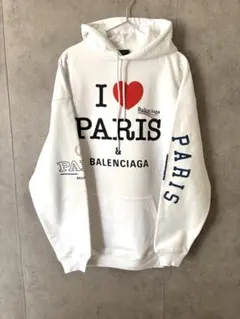 BALENCIAGA　スポーツアイコン　ループロゴ　ジップパーカー BALENCIAGA スポーツアイコン ループロゴ ジップパーカー - メルカリ