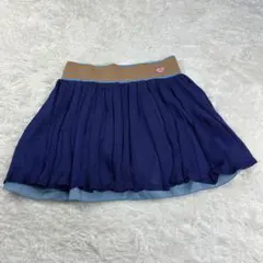 PEARLY GATES パーリーゲイツ プリーツスカート 紺 1 ゴルフウェア