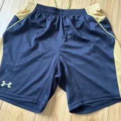 UNDER ARMOUR ハーフパンツ YXL 黒/黄色