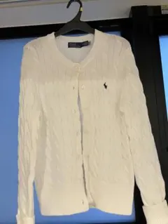 POLO RALPH LAUREN ニットカーディガン ホワイト