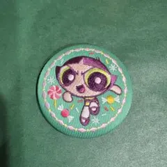 パワーパフガールズ 刺繍缶バッジ バターカップ