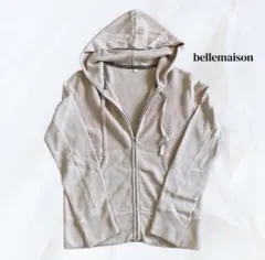 bellemaison 【激安】春物フード付きジップ パーカー　サマーニット　Sのサムネイル
