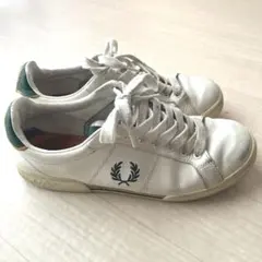 Fred Perry ホワイト/グリーン スニーカー　26.0cmのサムネイル