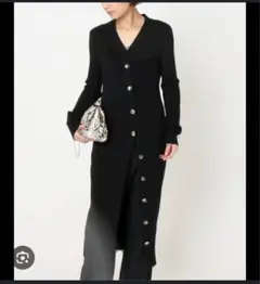 EVERYDAY I LIKE. リブ ロングカーディガン