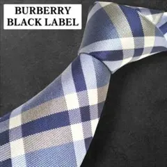 BURBERRY BLACK LABEL　ネクタイ　ノバチェック　ホースロゴのサムネイル