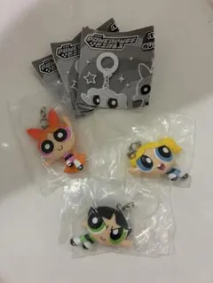 【新品、未開封】パワーパフガールズ　めじるしアクセサリー 3点
