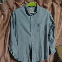 Brooks Brothers コットンシャツ 17-3 ライトブルー