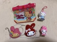 ハローキティ マイメロディ ミニチュアグッズ 5点セット