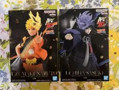 ぽ*や様 【未開封】NARUTO 20周年記念衣装 うずまきナルト＆うちはサスケ
