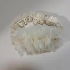 ベビー用花飾りヘアバンド