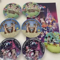 新品未使用・非売品】香港ディズニー 20周年記念ピンバッジ 2個 - メルカリ