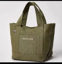 ベイフロー　BAYFLOW 収納5ポケット　ロゴトートバッグ　カーキ　宝島社付録のサムネイル