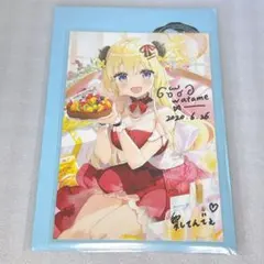 角巻わため 誕生日記念2023 直筆サイン メッセージ ポストカード